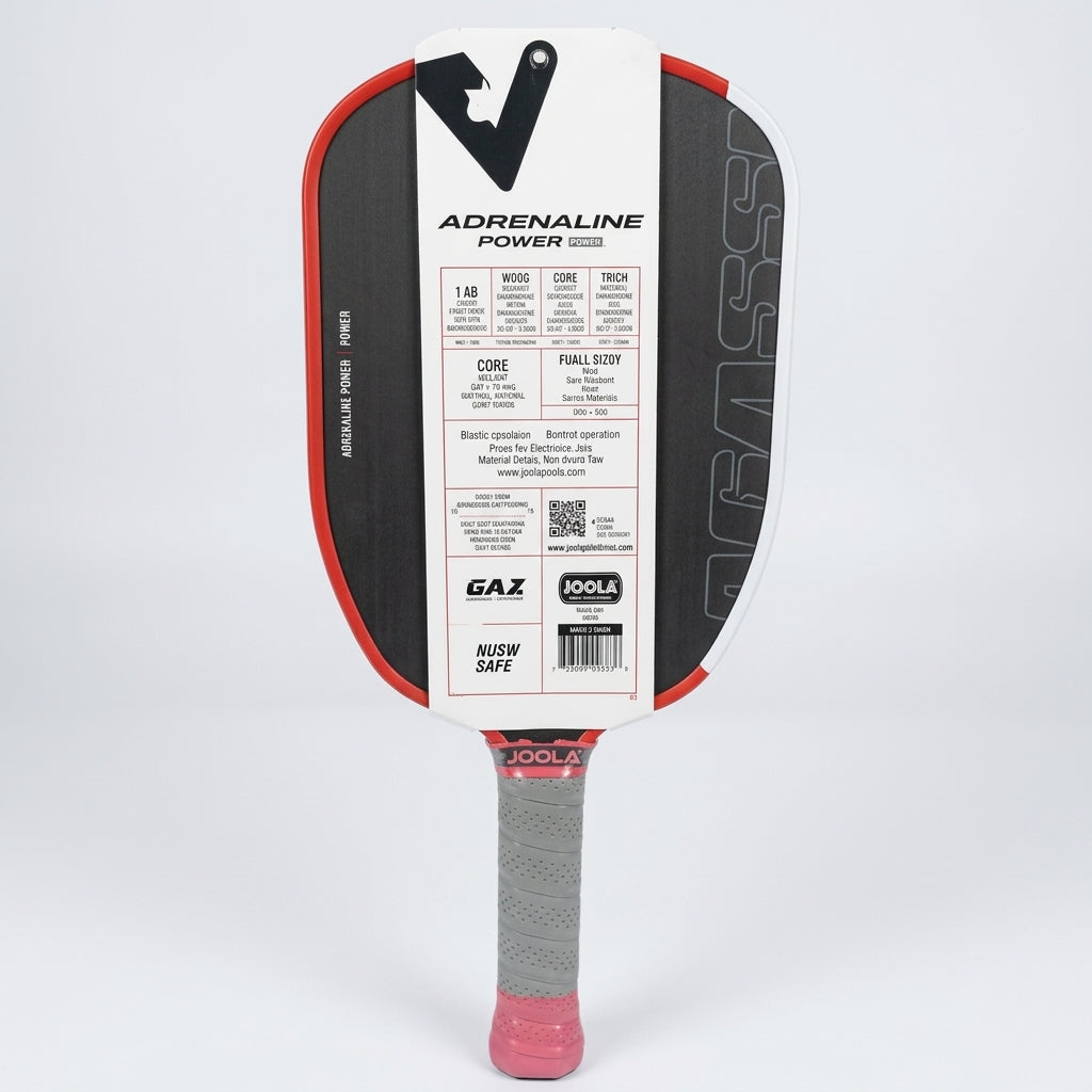 JOOLA Ben Johns Perseus Pro V 16mm Pickleball Paddle Blaze Red New Sealed USAP