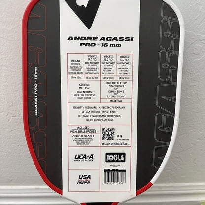 JOOLA Ben Johns Perseus Pro V 16mm Pickleball Paddle Blaze Red New Sealed USAP