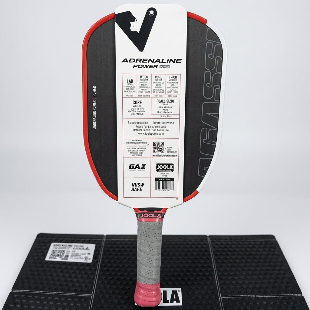 JOOLA Ben Johns Perseus Pro V 16mm Pickleball Paddle Blaze Red New Sealed USAP